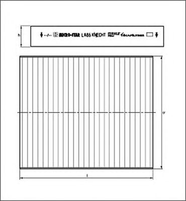 MAGNETI MARELLI 154703276160 -  Фильтр воздуха в салоне